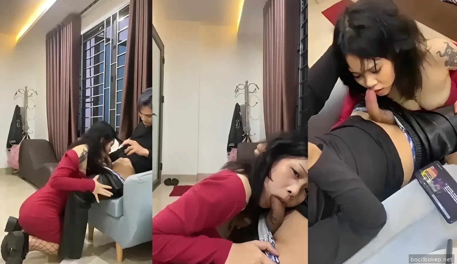 Tom menghisap penis pacarnya sepanjang hari