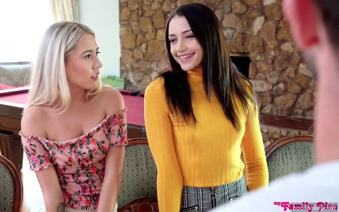 Thanksgiving yang tak terlupakan bersama dua saudara perempuan yang penuh nafsu